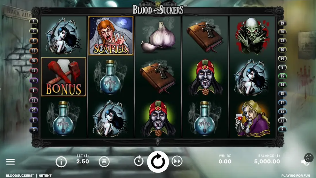 Blood Suckers Slot Main Screenshot
