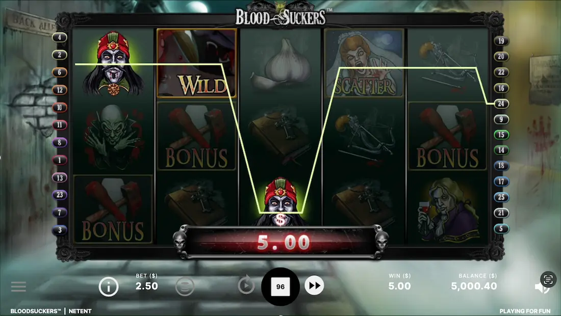 Blood Suckers Bonus Round
